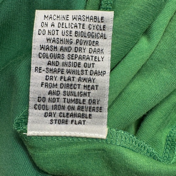 Boden  Green Sleeveless Silk Midi Dress - Picture 6 of 6